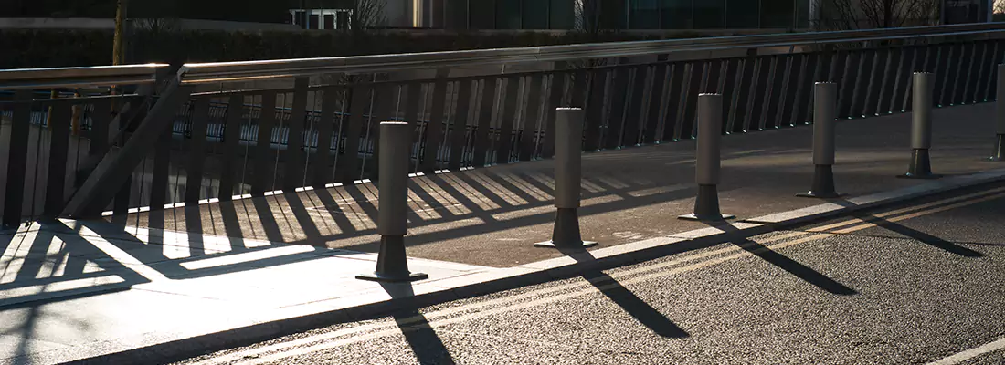 Car Bollard Installation for Parking Lots, Driveways in Lauderdale Lakes, FL